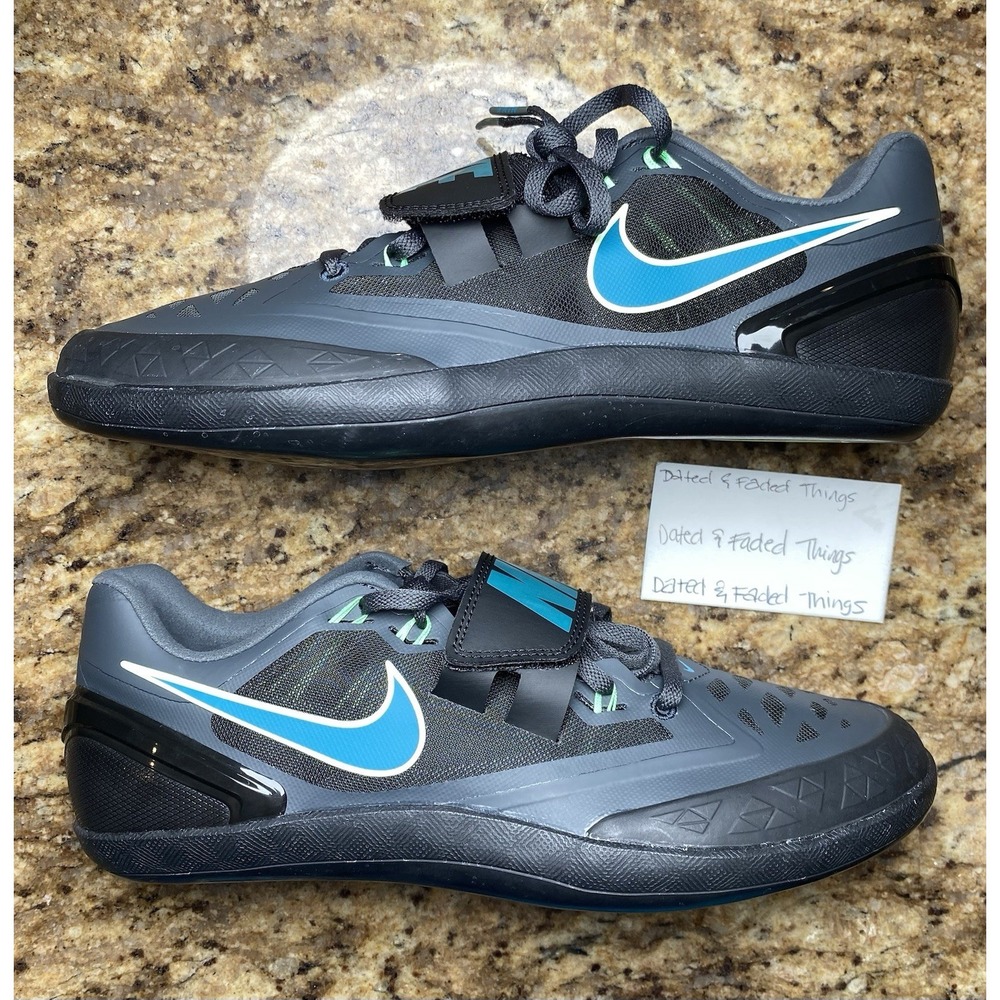 Men's Size 9 Nike Zoom Rotational 6 Anthracite Bright Spruce Sneakers FZ9606-001